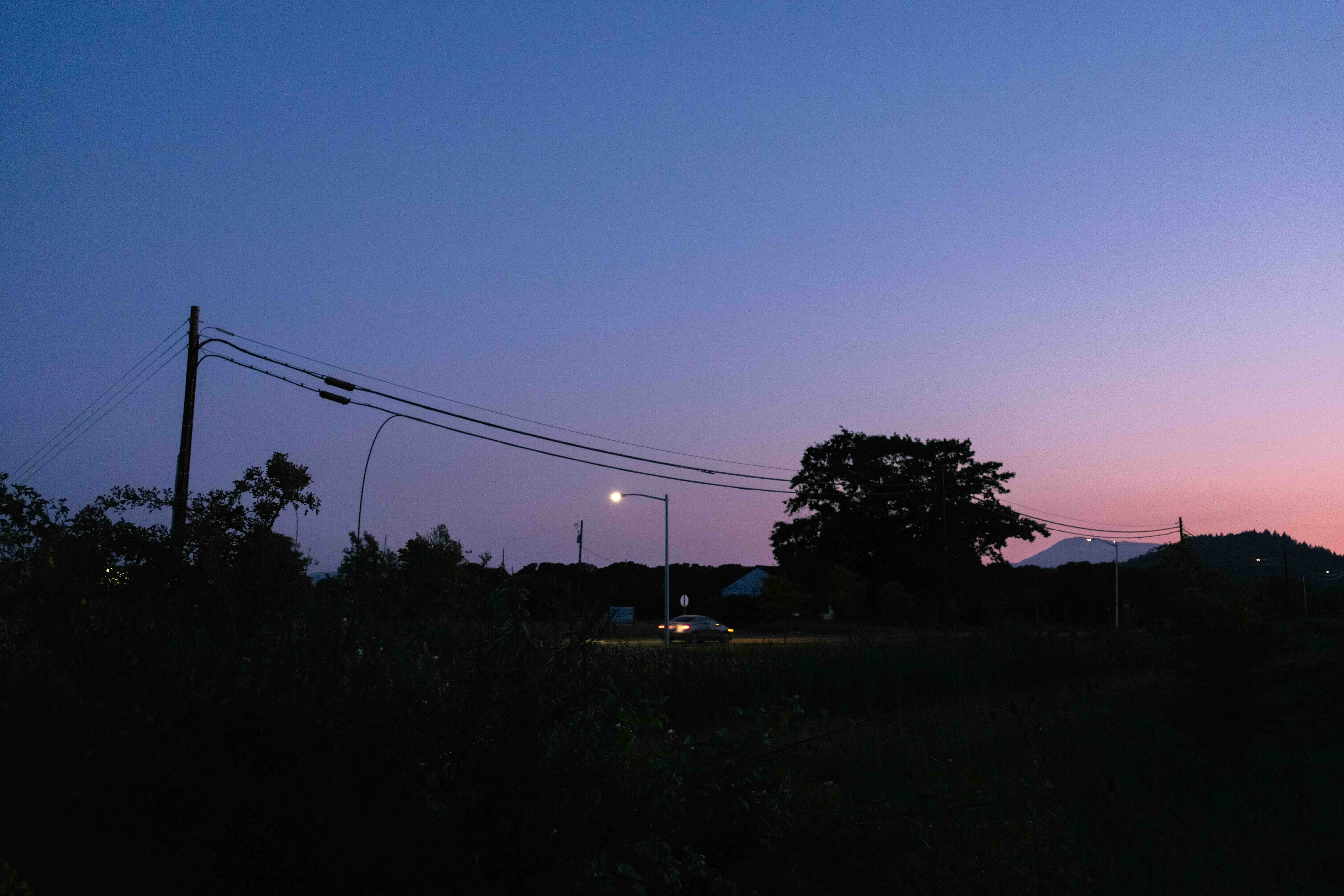 Photo of Corvallis at sunset